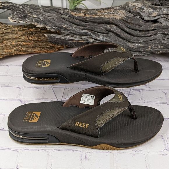 Reef Fanning Sandals Flip Flops - Picture 3 of 9